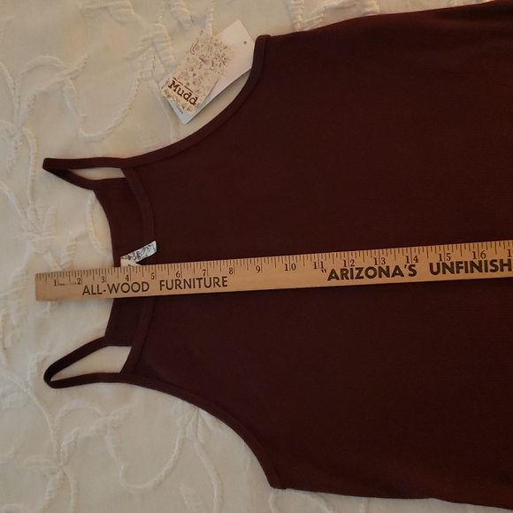 Maroon Tank Cut-Out Dress L - Picture 11 of 13